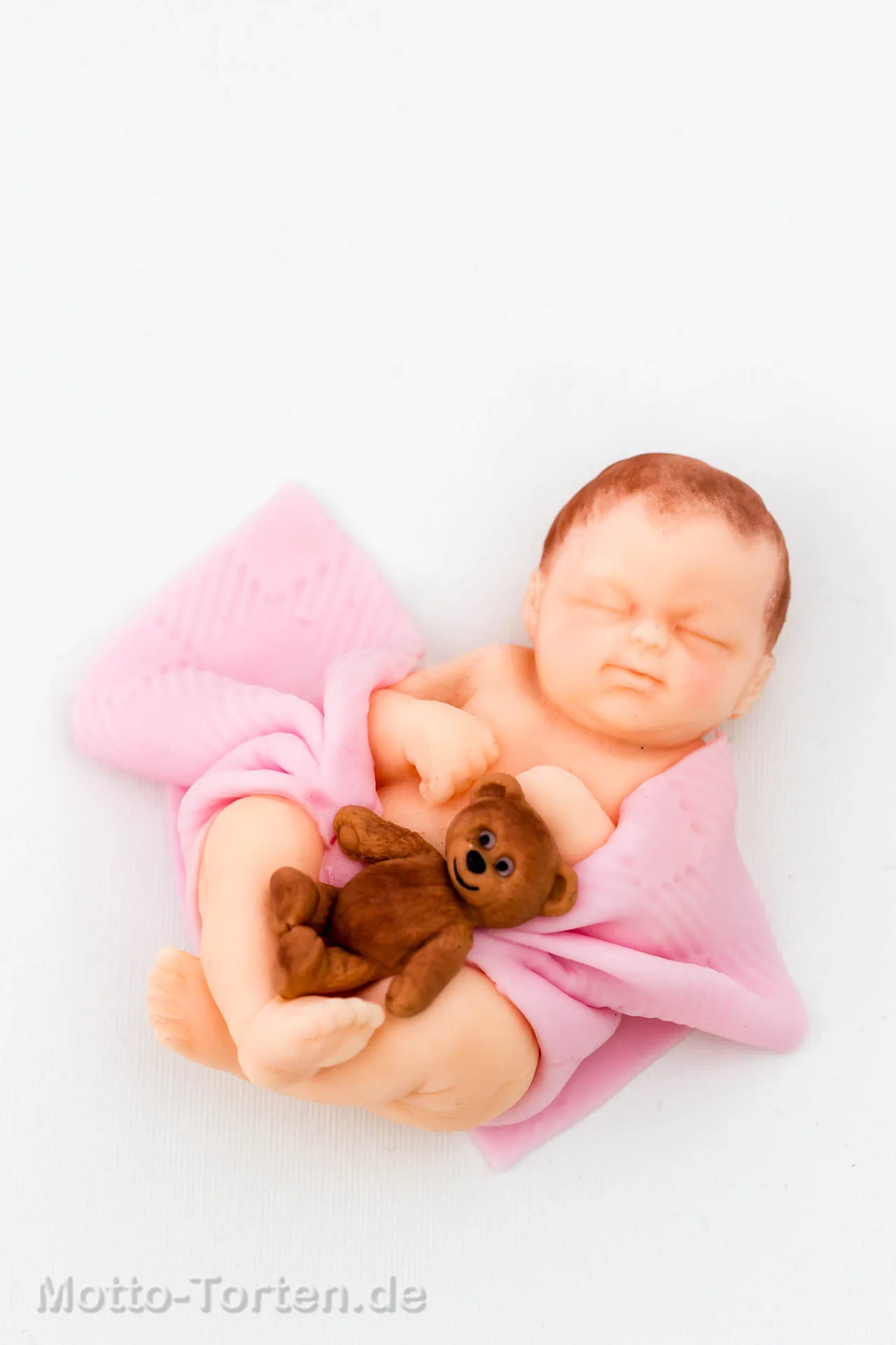 Handmodelliertes Baby aus Fondant