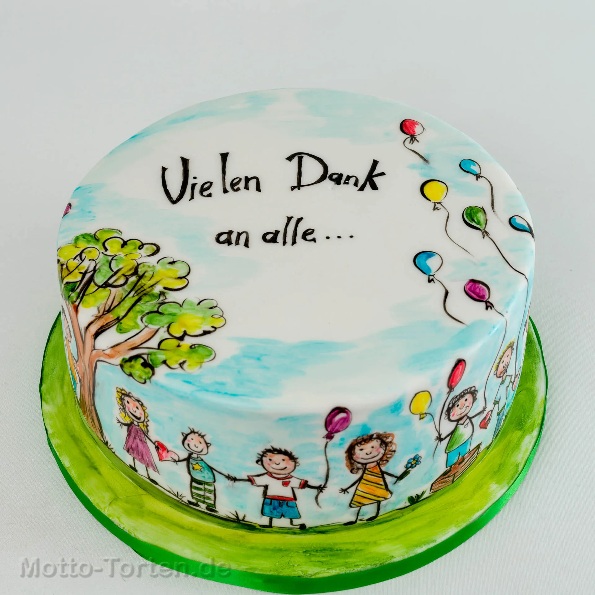 Torte zum Abschied aus dem Kindergarten