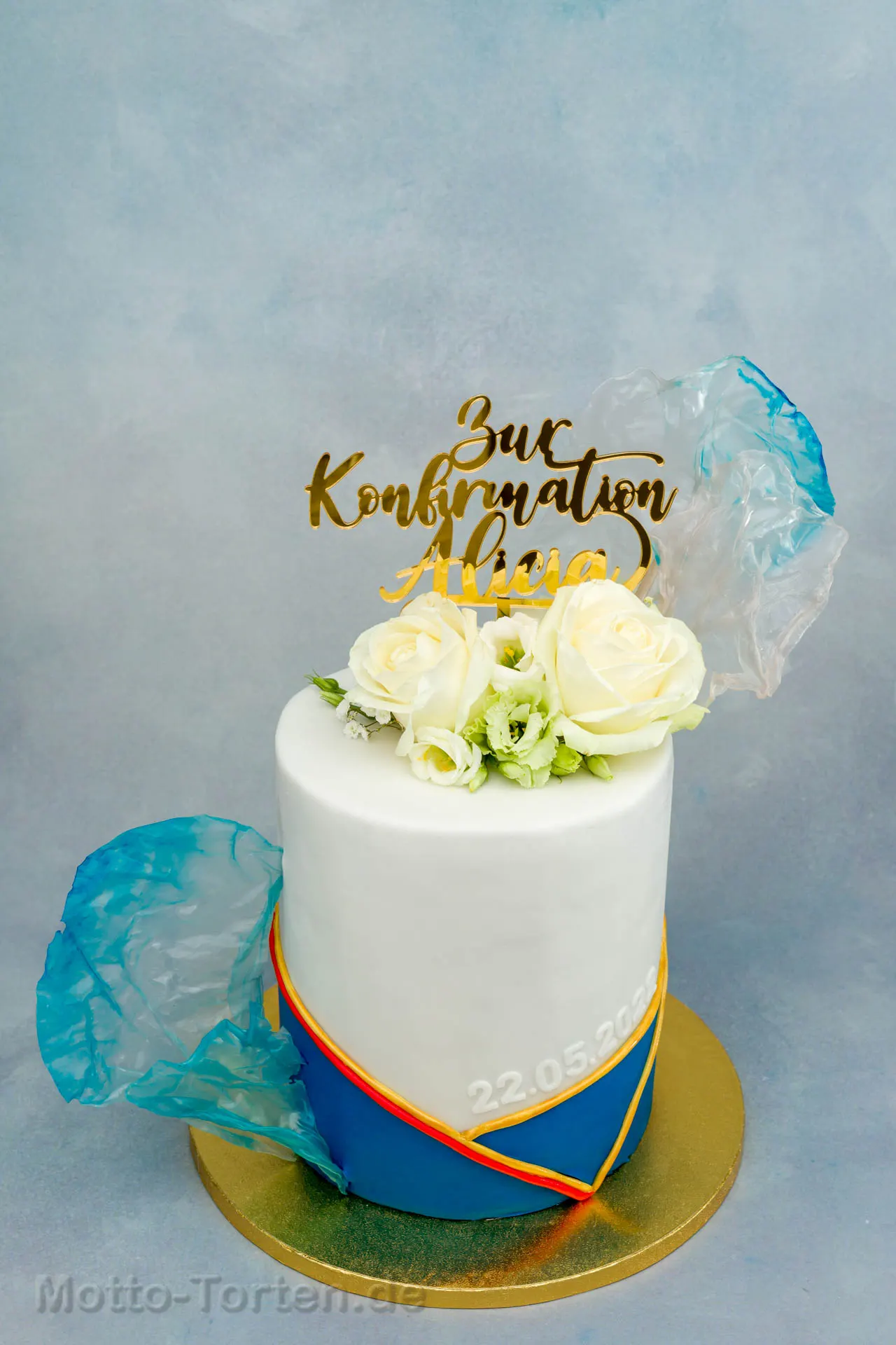 Elegante Konfirmationstorte