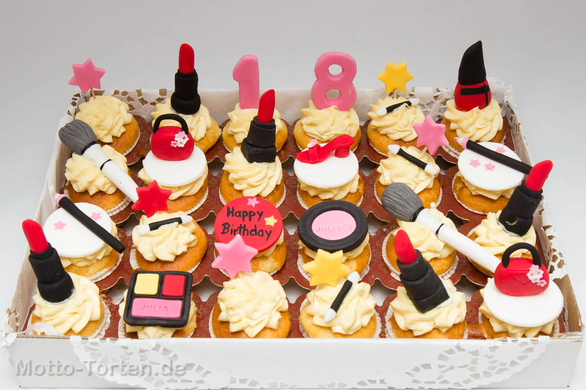 Bunte Cupcakes für die Party