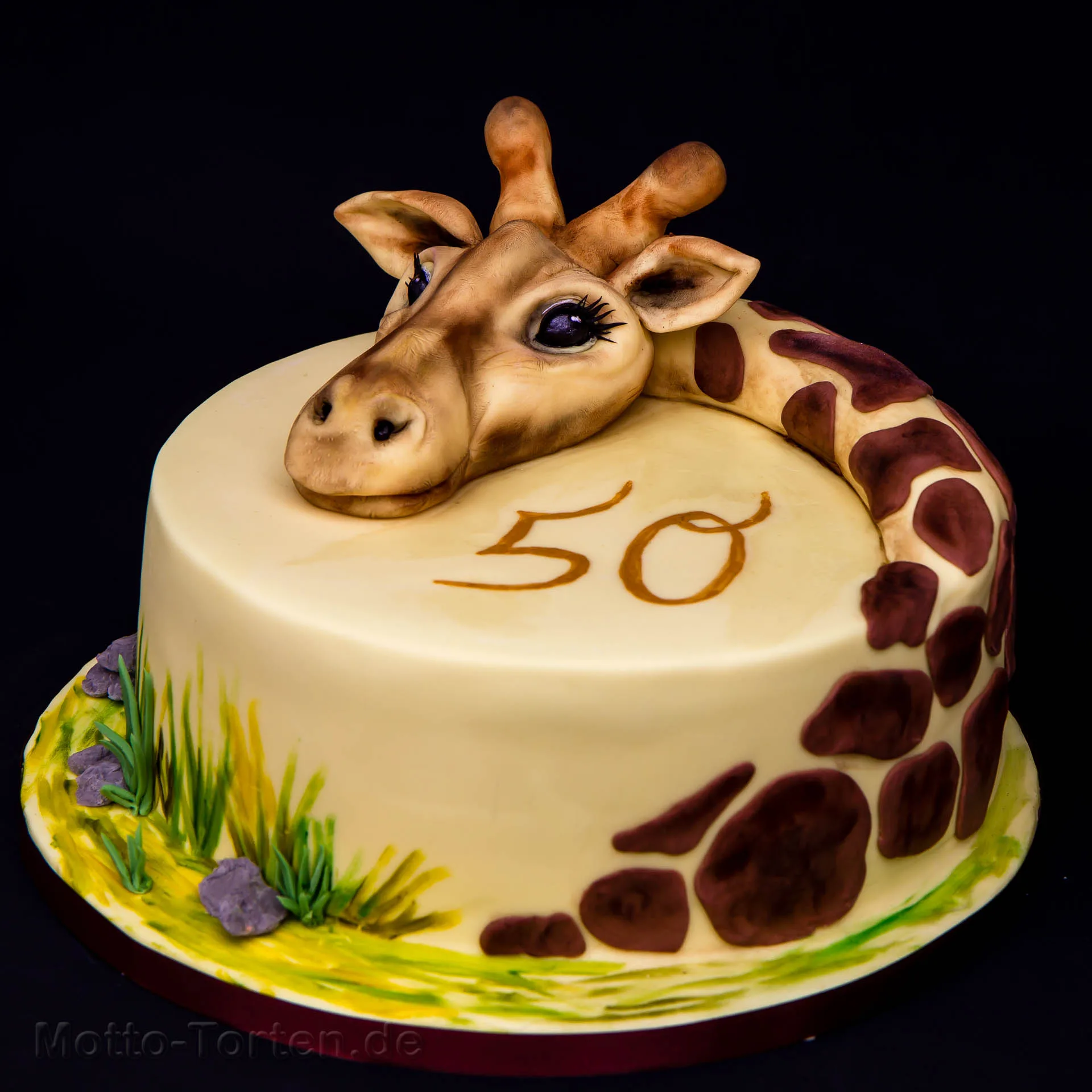 3D-Torte in Form einer Giraffe
