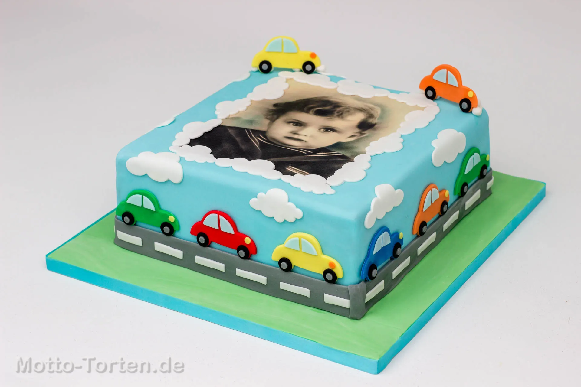 Geburtstagstorte mit essbarem Bild