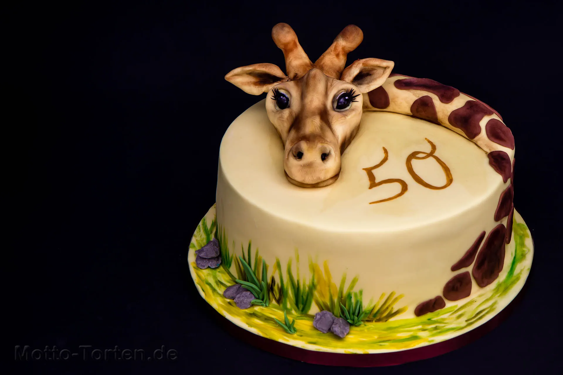 Geburtstagstorte mit Giraffe