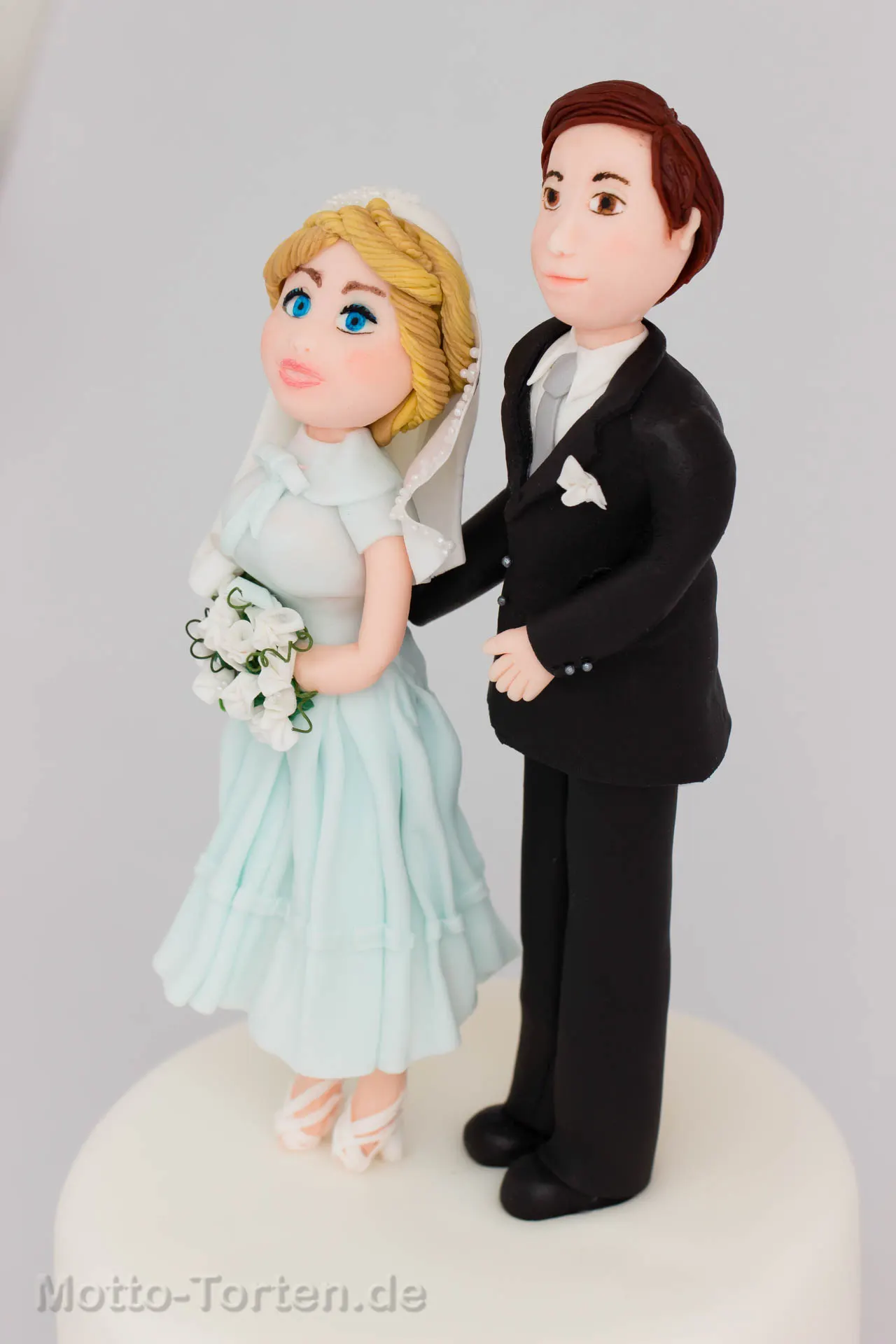 Fondantbrautpaar zur Diamantenen Hochzeit
