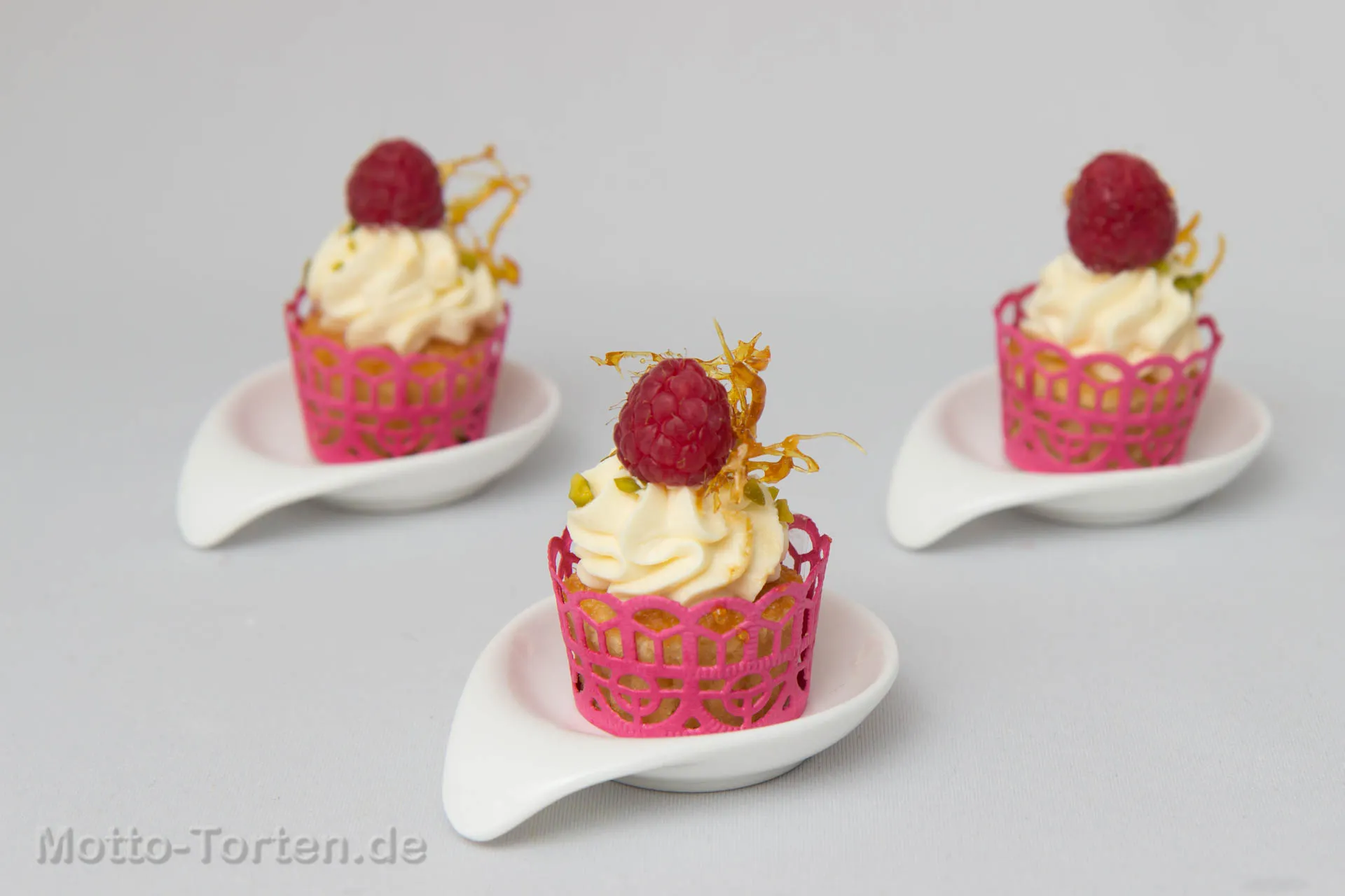 Himbeer Mini Cupcakes glutenfrei