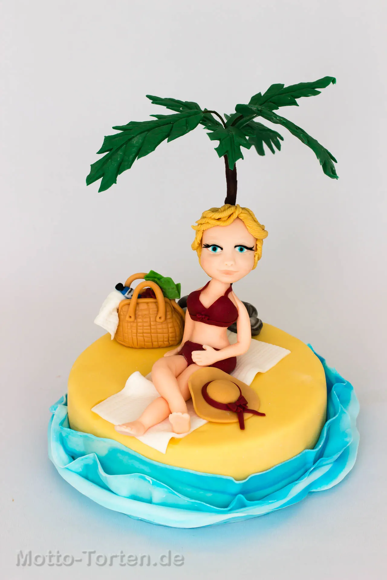 Geburtstagstorte Thema Insel und Strand