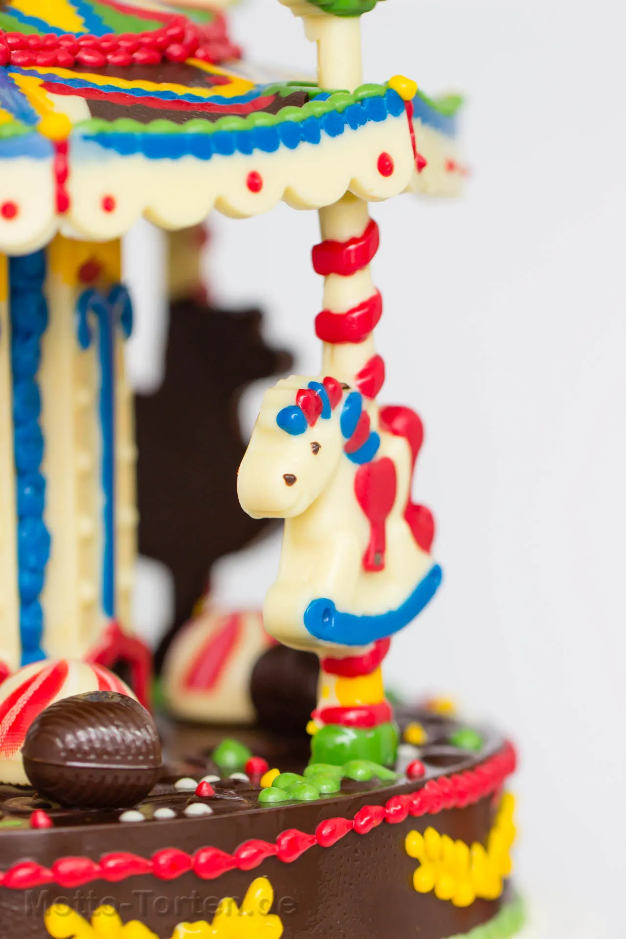 Karussellpferdchen aus Schokolade