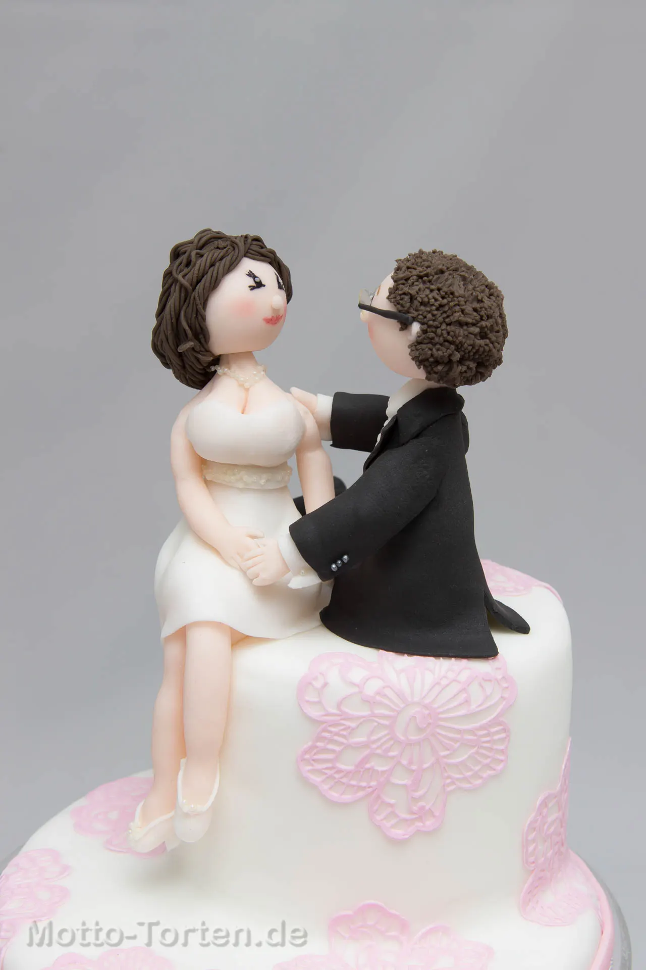 Brautpaar aus Fondant