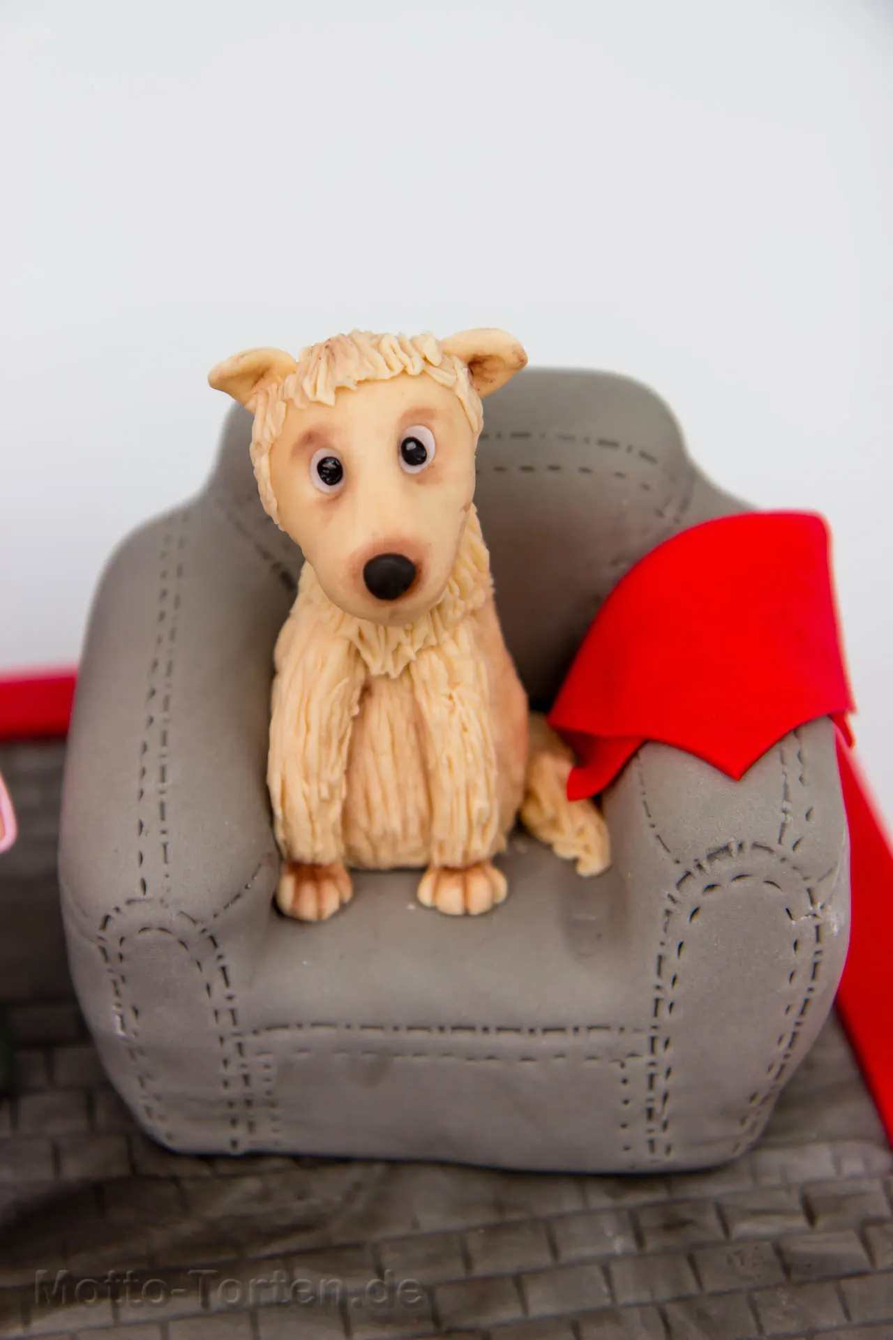 Hund aus Fondant
