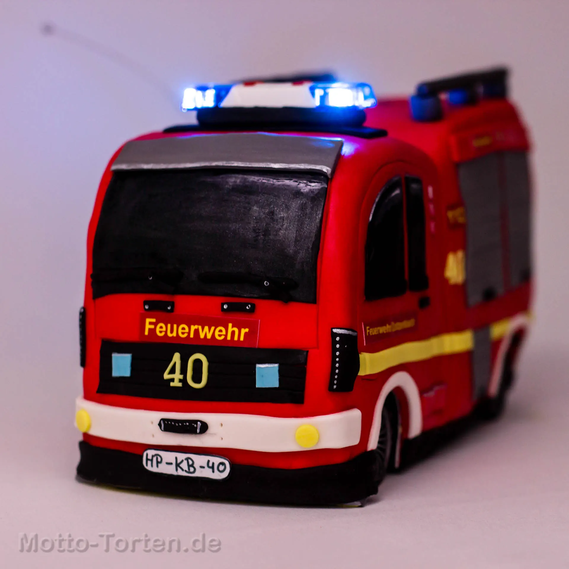 Blaulicht an