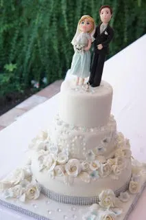 Die fertige Hochzeitstorte von Waltraud S.