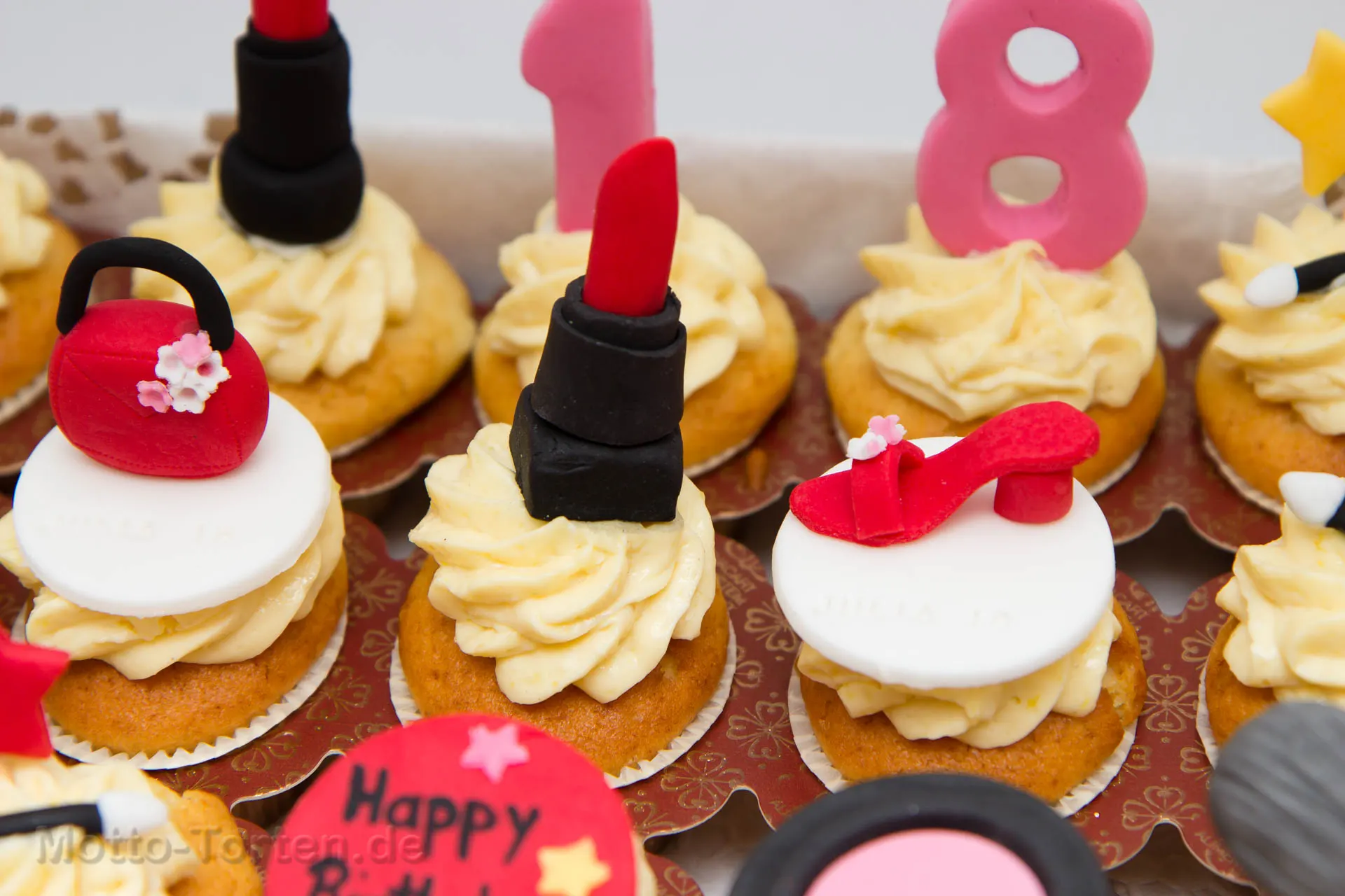 Mädchen Cupcakes