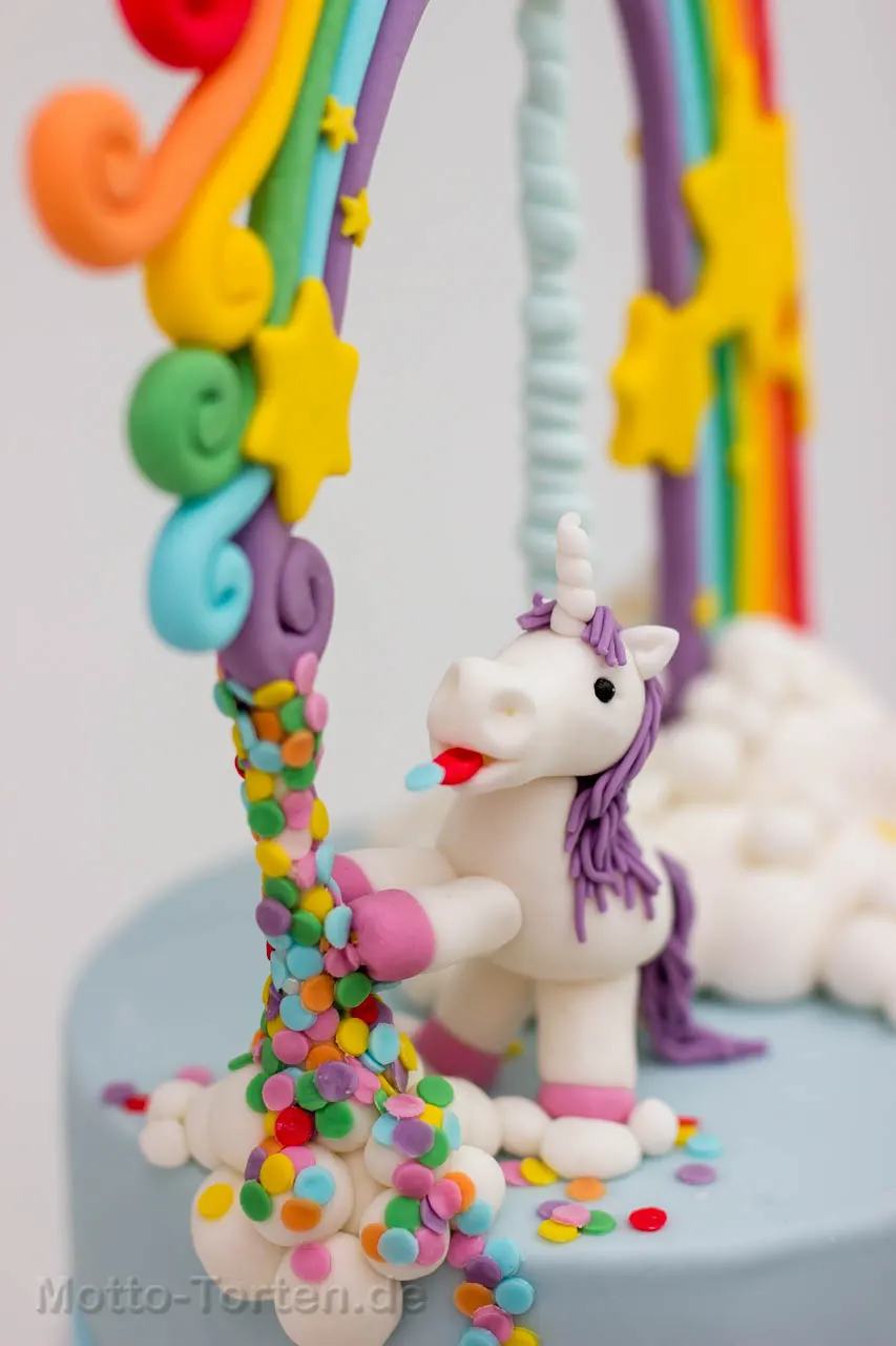 Fondantfigur Einhorn