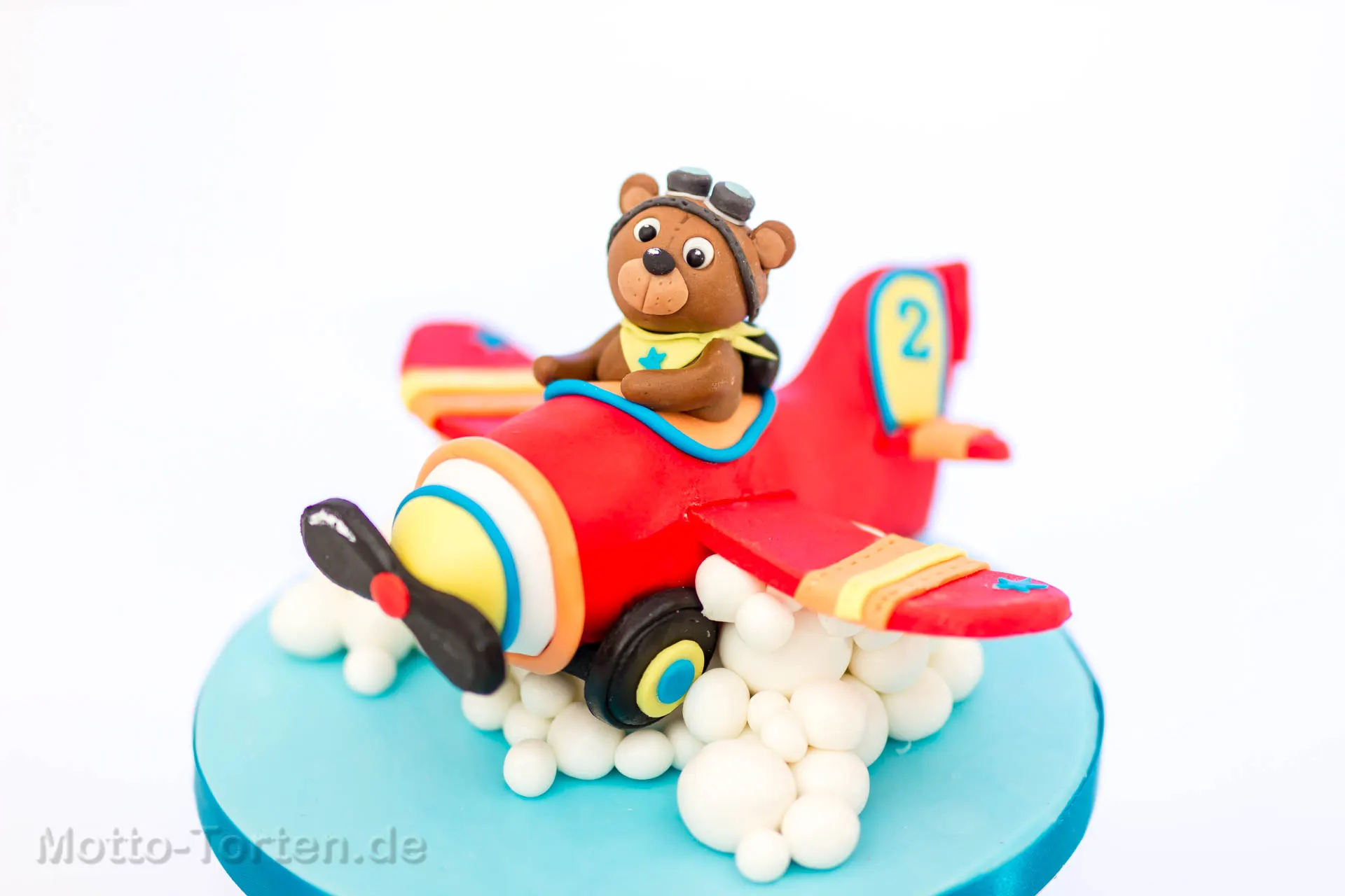 Fondantfigur Flugzeug
