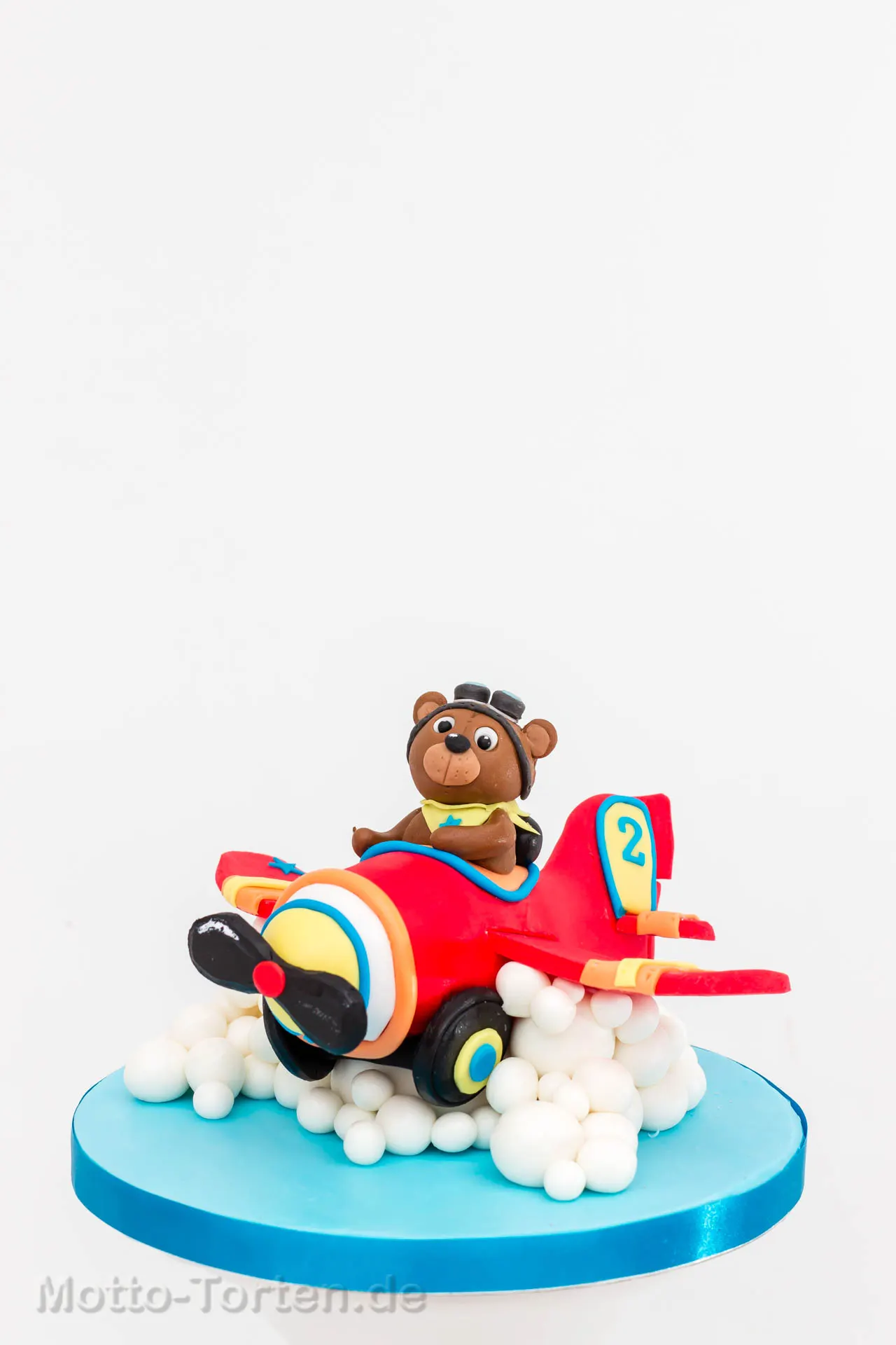 Flugzeug aus Fondant