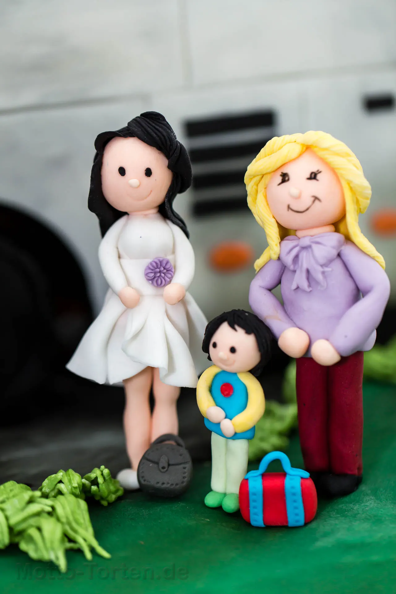 Familie aus Fondant